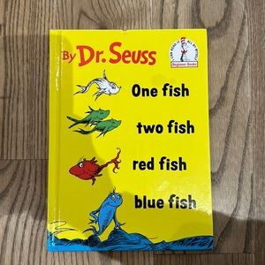 Book: Dr Seuss One Fish Two Fish Red Fish Blue Fish